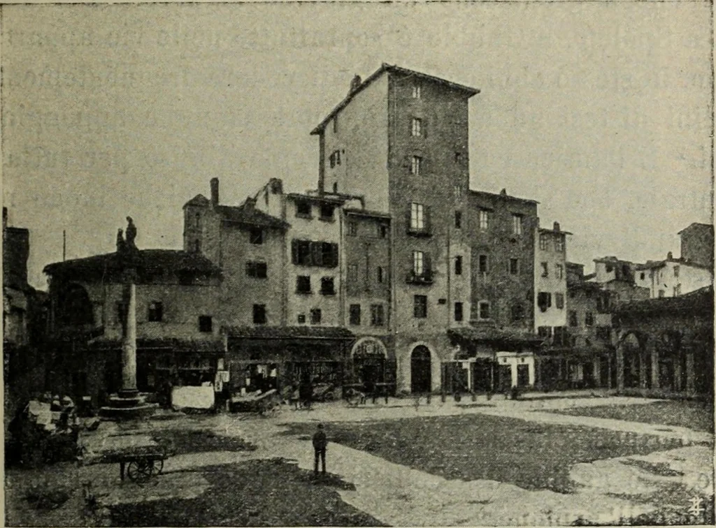 An illustration from La casa fiorentina e i suoi arredi nei secoli XIV e XV, 1908, leaf 90