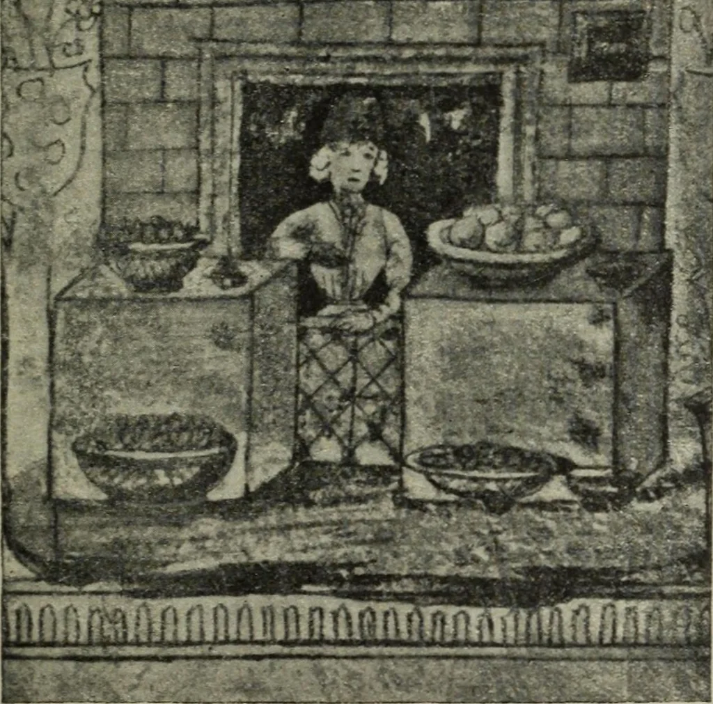 An illustration from La casa fiorentina e i suoi arredi nei secoli XIV e XV, 1908, leaf 92