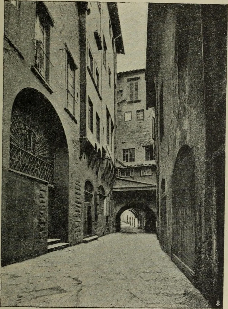 An illustration from La casa fiorentina e i suoi arredi nei secoli XIV e XV, 1908, leaf 96
