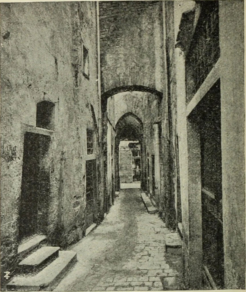 An illustration from La casa fiorentina e i suoi arredi nei secoli XIV e XV, 1908, leaf 97