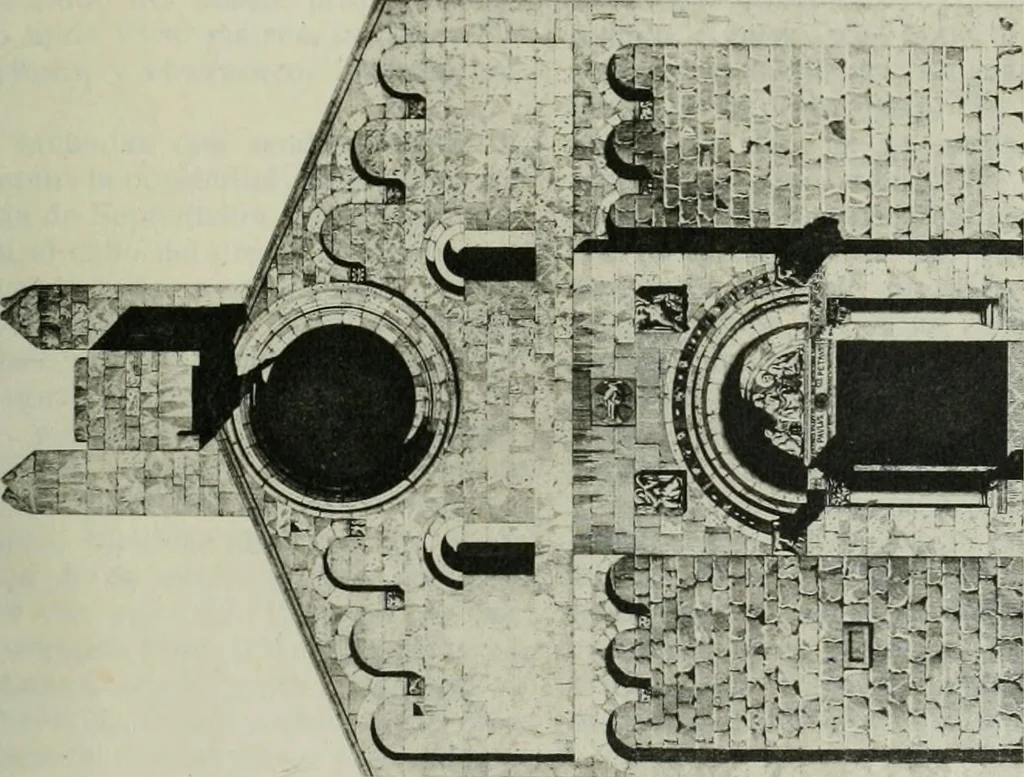 An illustration from La casas de religiosos en Cataluña durante el primer tercio del siglo 19, 1906, leaf 176