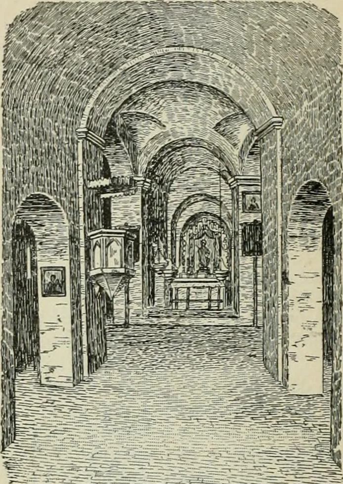 An illustration from La casas de religiosos en Cataluña durante el primer tercio del siglo 19, 1906, leaf 187