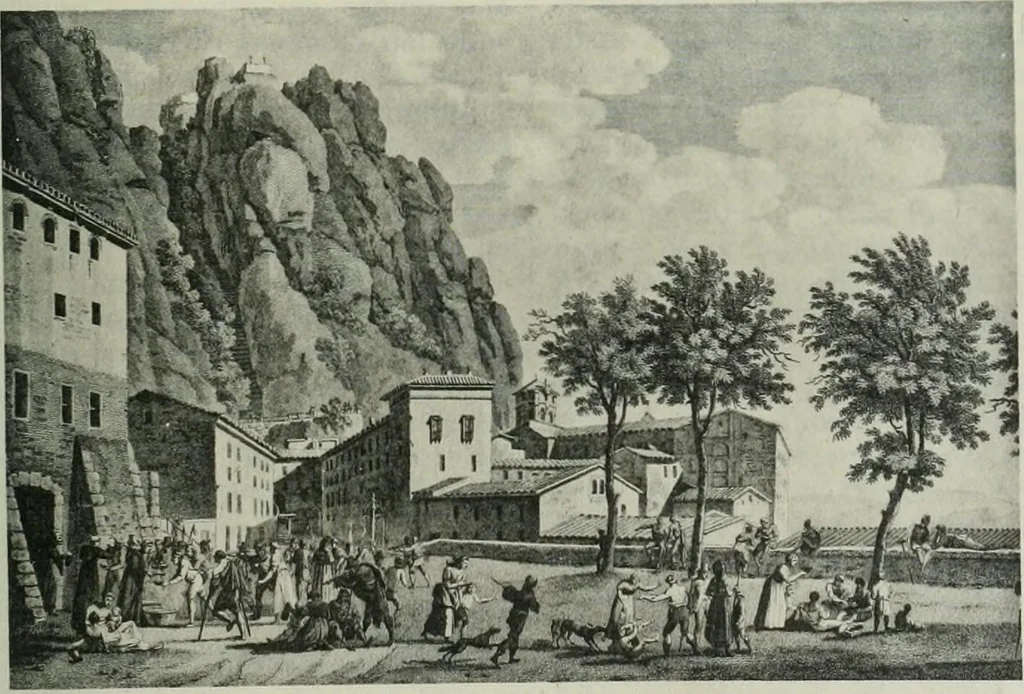 An illustration from La casas de religiosos en Cataluña durante el primer tercio del siglo 19, 1906, leaf 198