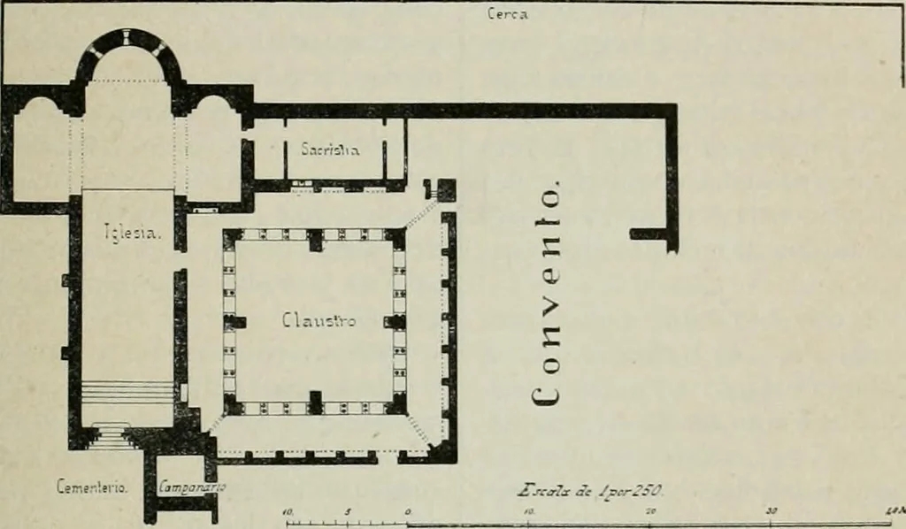 An illustration from La casas de religiosos en Cataluña durante el primer tercio del siglo 19, 1906, leaf 222