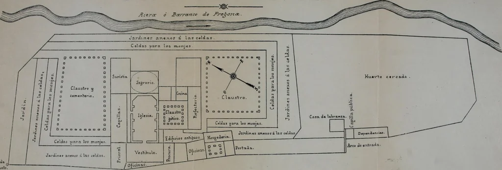 An illustration from La casas de religiosos en Cataluña durante el primer tercio del siglo 19, 1906, leaf 264