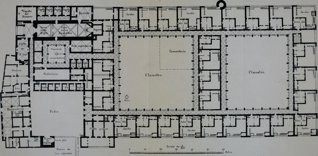 An illustration from La casas de religiosos en Cataluña durante el primer tercio del siglo 19, 1906, leaf 282