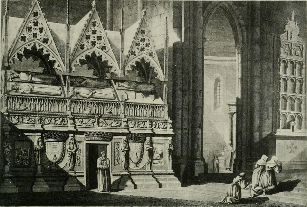 An illustration from La casas de religiosos en Cataluña durante el primer tercio del siglo 19, 1906, leaf 322