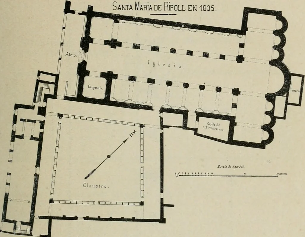 An illustration from La casas de religiosos en Cataluña durante el primer tercio del siglo 19, 1906, leaf 34