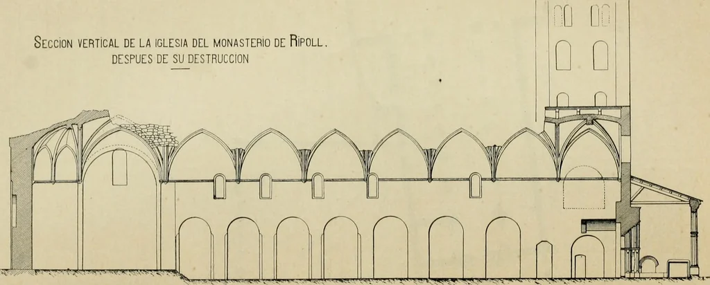 An illustration from La casas de religiosos en Cataluña durante el primer tercio del siglo 19, 1906, leaf 35