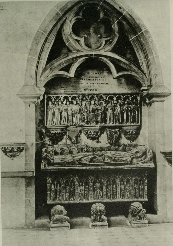 An illustration from La casas de religiosos en Cataluña durante el primer tercio del siglo 19, 1906, leaf 400