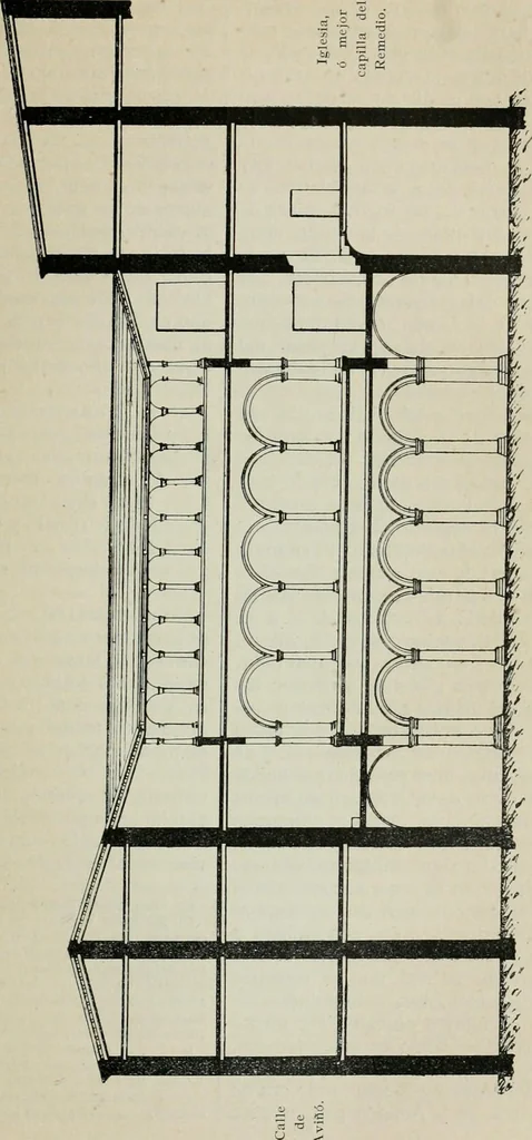 An illustration from La casas de religiosos en Cataluña durante el primer tercio del siglo 19, 1906, leaf 428