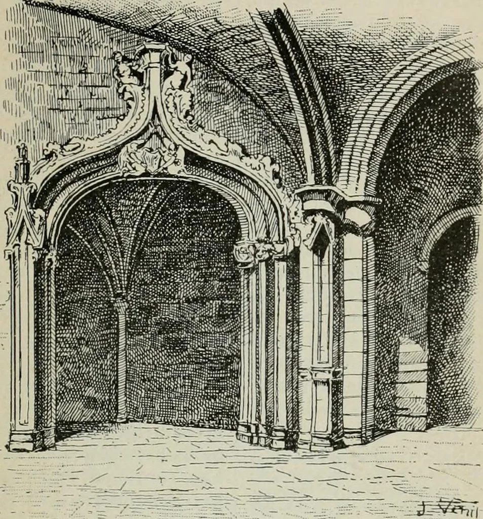An illustration from La casas de religiosos en Cataluña durante el primer tercio del siglo 19, 1906, leaf 488