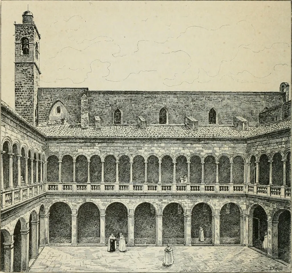 An illustration from La casas de religiosos en Cataluña durante el primer tercio del siglo 19, 1906, leaf 493