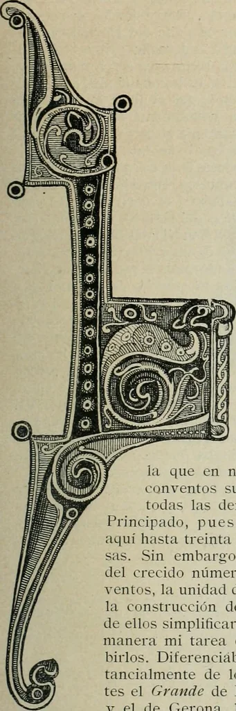 An illustration from La casas de religiosos en Cataluña durante el primer tercio del siglo 19, 1906, leaf 542