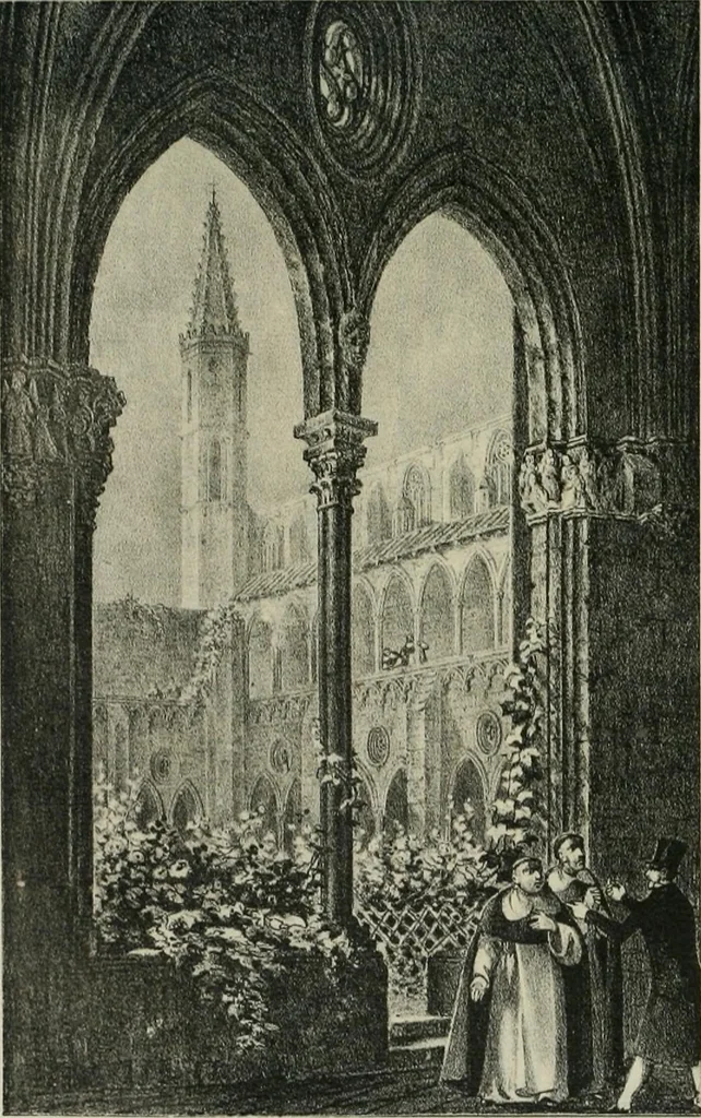 An illustration from La casas de religiosos en Cataluña durante el primer tercio del siglo 19, 1906, leaf 556
