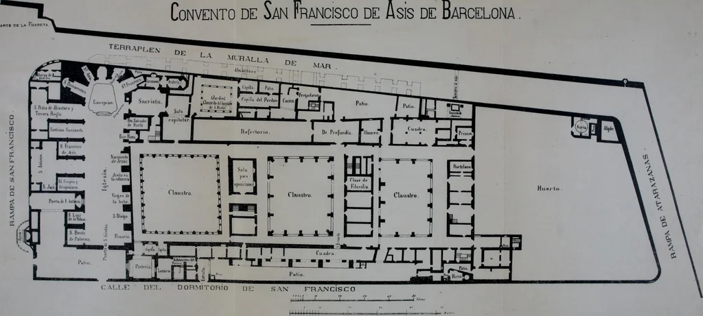 An illustration from La casas de religiosos en Cataluña durante el primer tercio del siglo 19, 1906, leaf 560