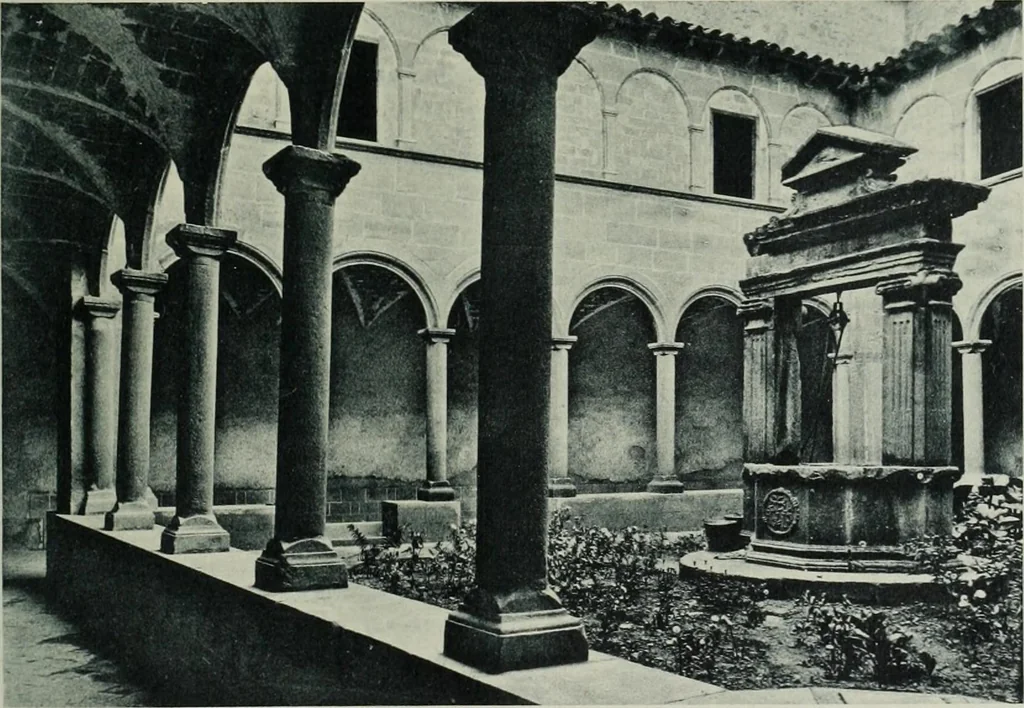 An illustration from La casas de religiosos en Cataluña durante el primer tercio del siglo 19, 1906, leaf 626