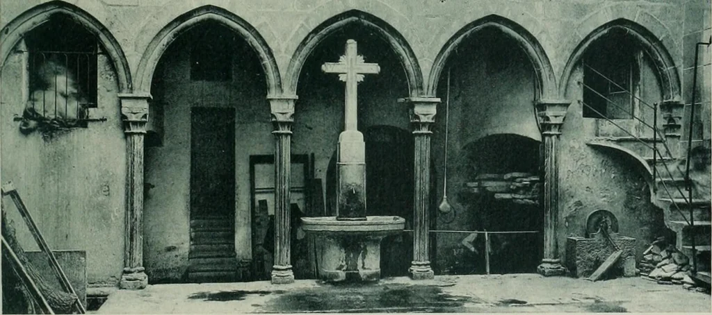 An illustration from La casas de religiosos en Cataluña durante el primer tercio del siglo 19, 1906, leaf 632