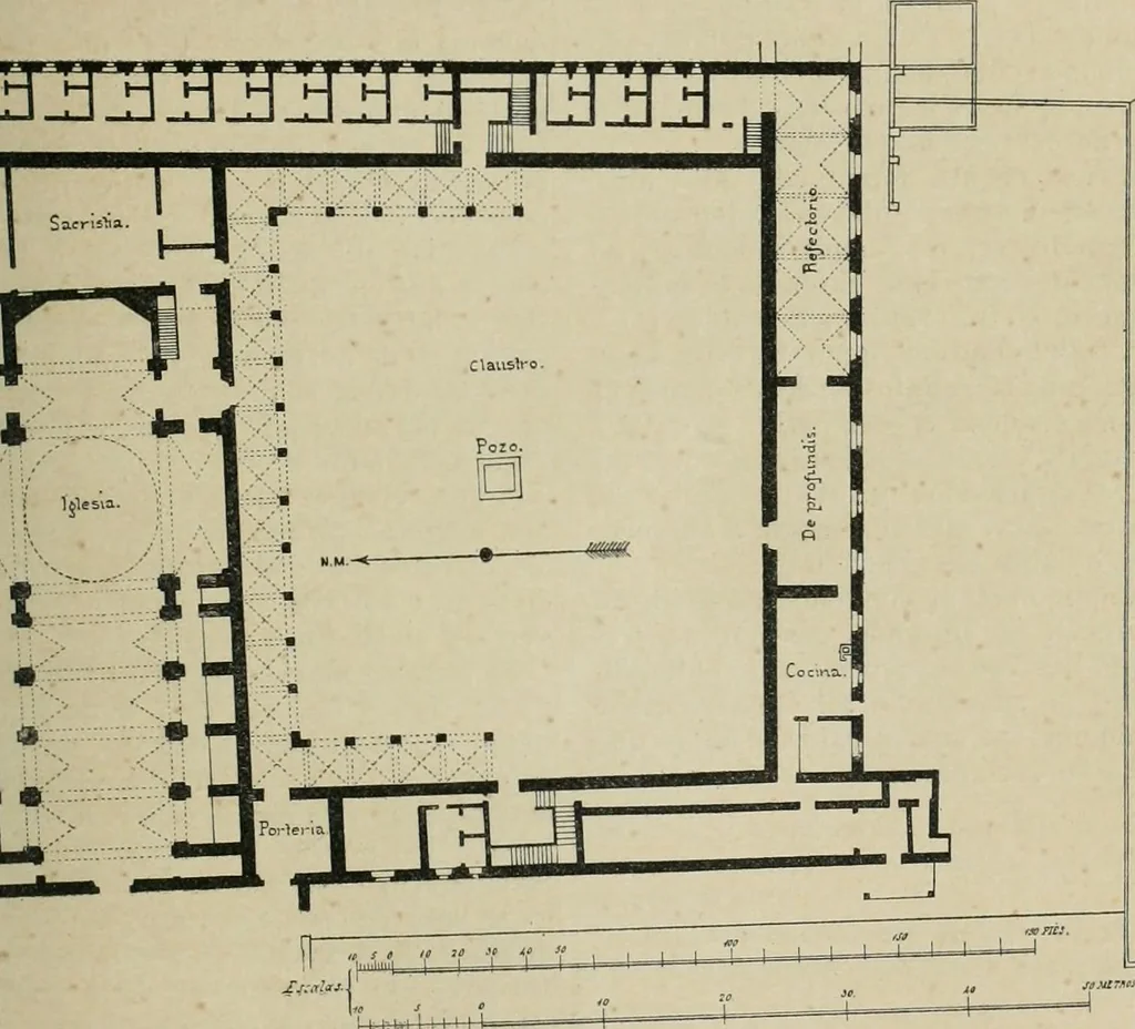 An illustration from La casas de religiosos en Cataluña durante el primer tercio del siglo 19, 1906, leaf 638