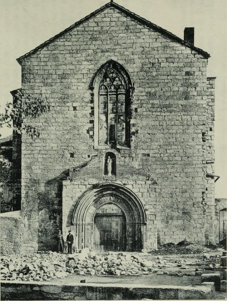 An illustration from La casas de religiosos en Cataluña durante el primer tercio del siglo 19, 1906, leaf 642