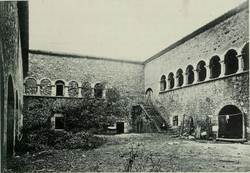 An illustration from La casas de religiosos en Cataluña durante el primer tercio del siglo 19, 1906, leaf 646