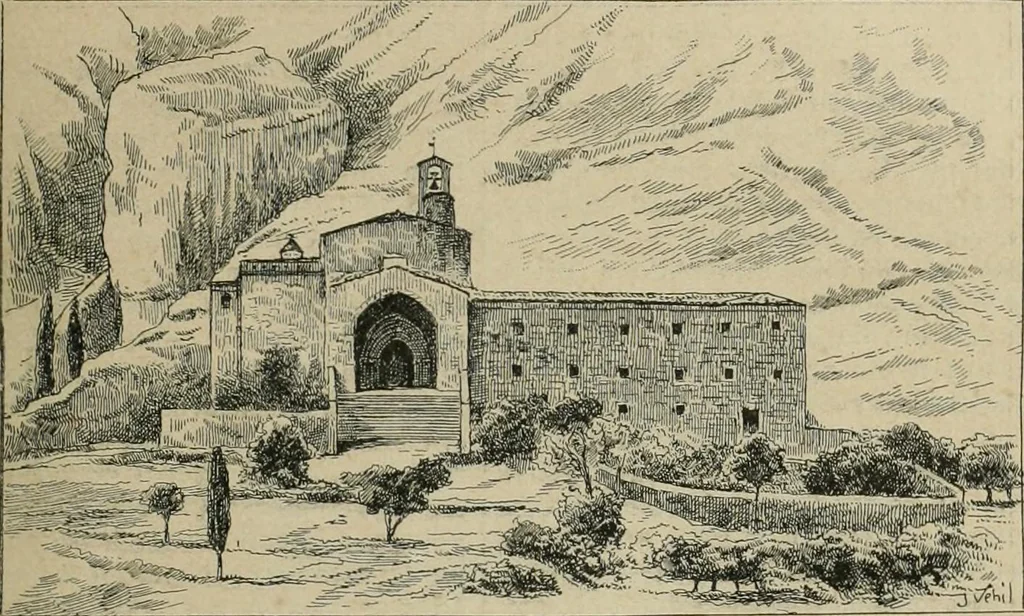 An illustration from La casas de religiosos en Cataluña durante el primer tercio del siglo 19, 1906, leaf 664