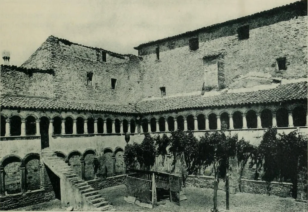 An illustration from La casas de religiosos en Cataluña durante el primer tercio del siglo 19, 1906, leaf 688