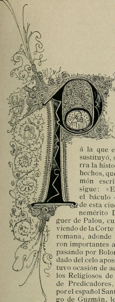 An illustration from La casas de religiosos en Cataluña durante el primer tercio del siglo 19, 1906, leaf 12