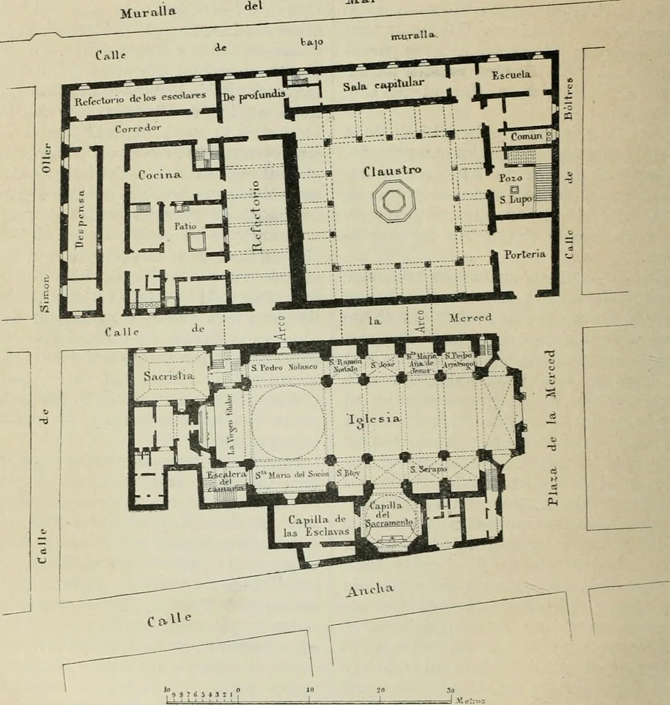 An illustration from La casas de religiosos en Cataluña durante el primer tercio del siglo 19, 1906, leaf 137