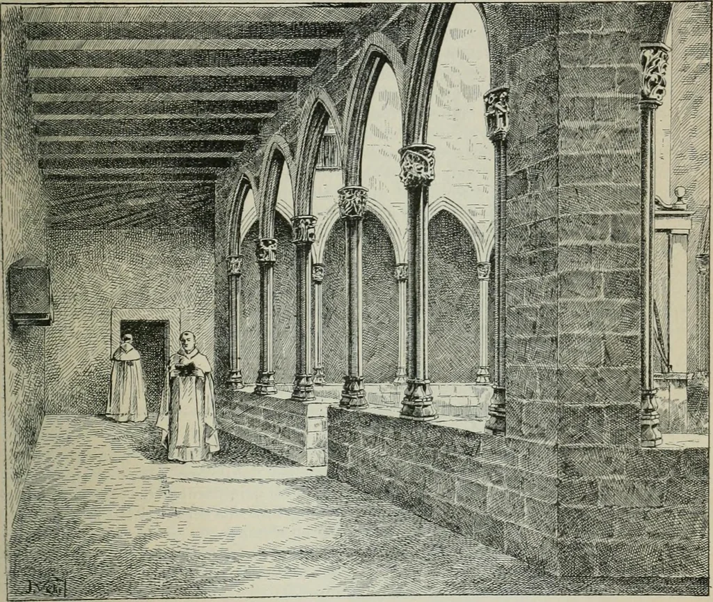 An illustration from La casas de religiosos en Cataluña durante el primer tercio del siglo 19, 1906, leaf 174