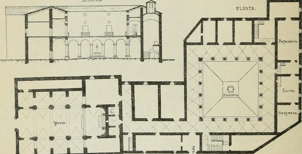 An illustration from La casas de religiosos en Cataluña durante el primer tercio del siglo 19, 1906, leaf 179