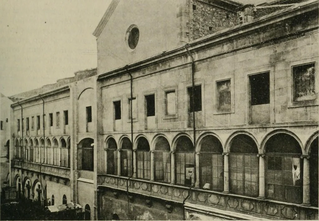 An illustration from La casas de religiosos en Cataluña durante el primer tercio del siglo 19, 1906, leaf 216