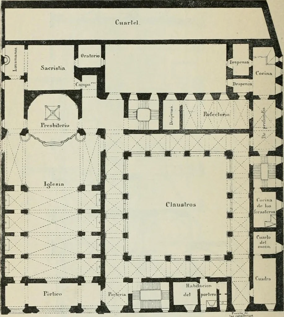 An illustration from La casas de religiosos en Cataluña durante el primer tercio del siglo 19, 1906, leaf 253