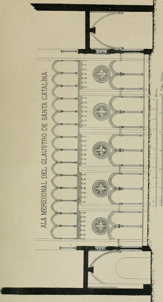 An illustration from La casas de religiosos en Cataluña durante el primer tercio del siglo 19, 1906, leaf 32