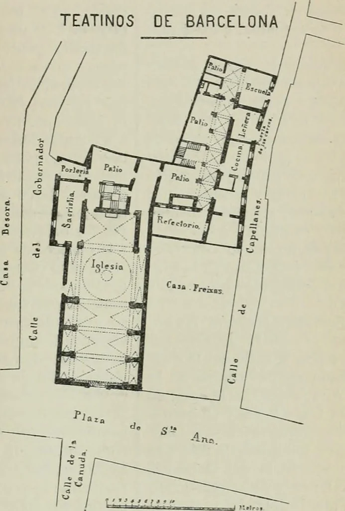An illustration from La casas de religiosos en Cataluña durante el primer tercio del siglo 19, 1906, leaf 384