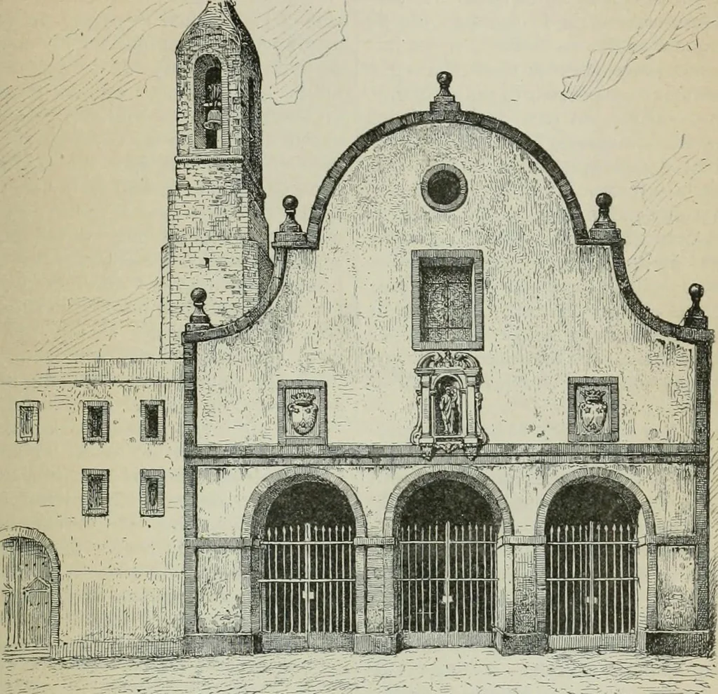 An illustration from La casas de religiosos en Cataluña durante el primer tercio del siglo 19, 1906, leaf 504