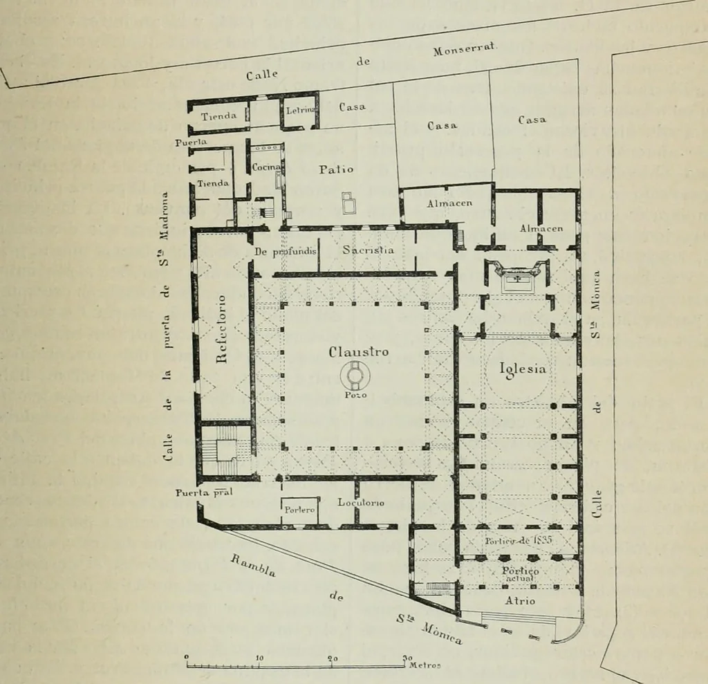 An illustration from La casas de religiosos en Cataluña durante el primer tercio del siglo 19, 1906, leaf 570
