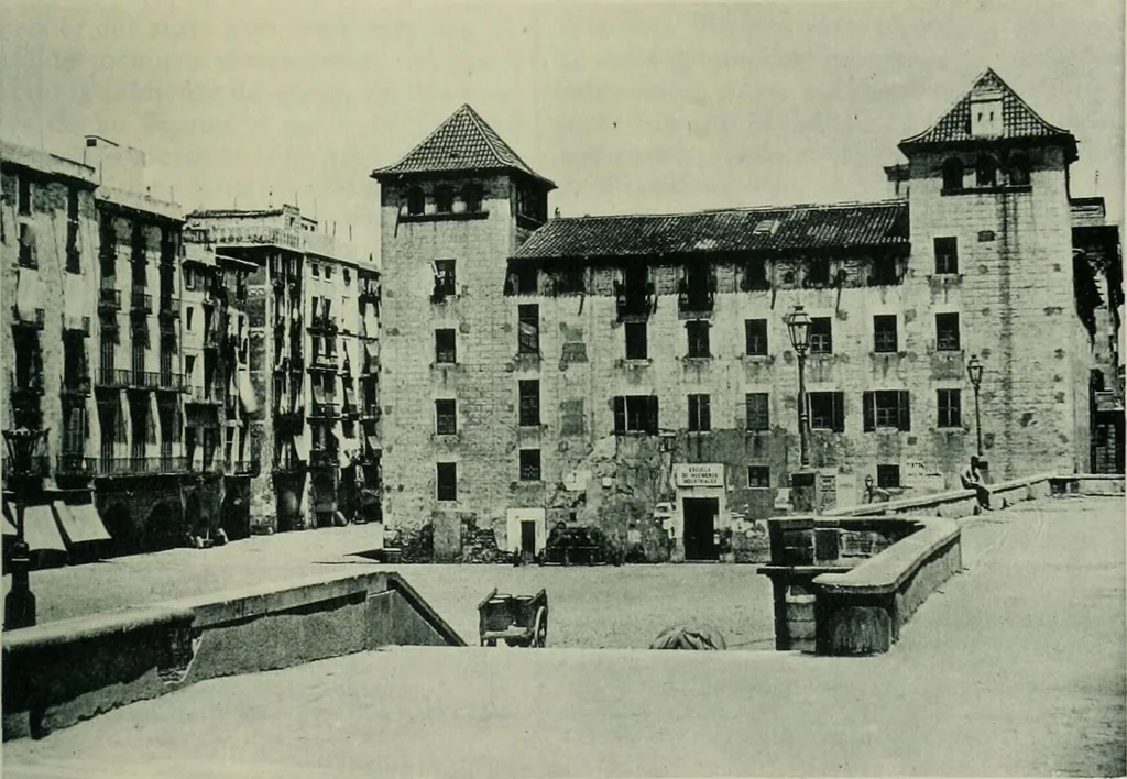 An illustration from La casas de religiosos en Cataluña durante el primer tercio del siglo 19, 1906, leaf 604