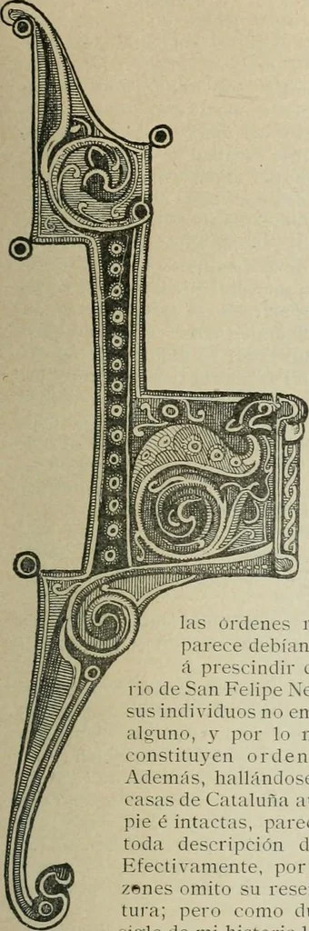An illustration from La casas de religiosos en Cataluña durante el primer tercio del siglo 19, 1906, leaf 638