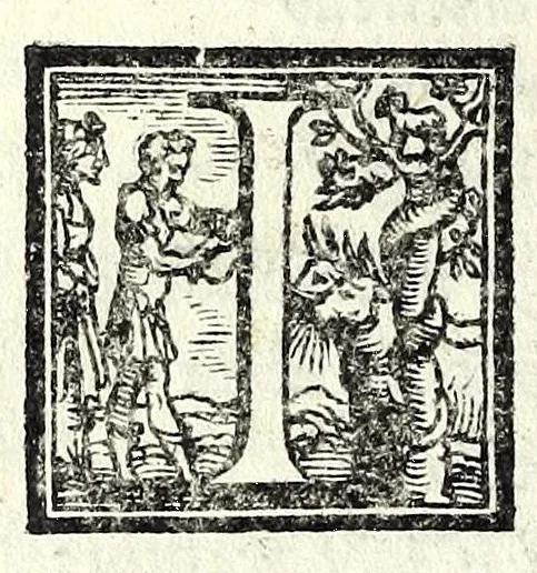 An illustration from La cassaria : comedia, 1546, leaf 30