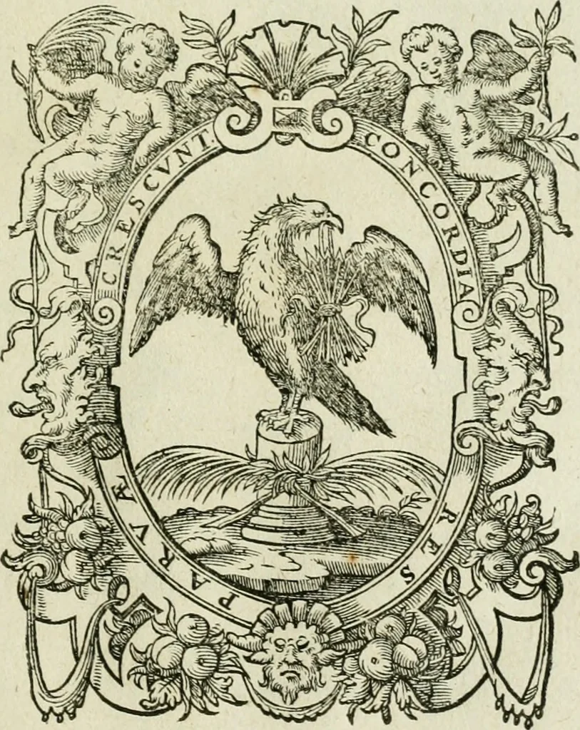 An illustration from La castrametation, 1618, leaf 8