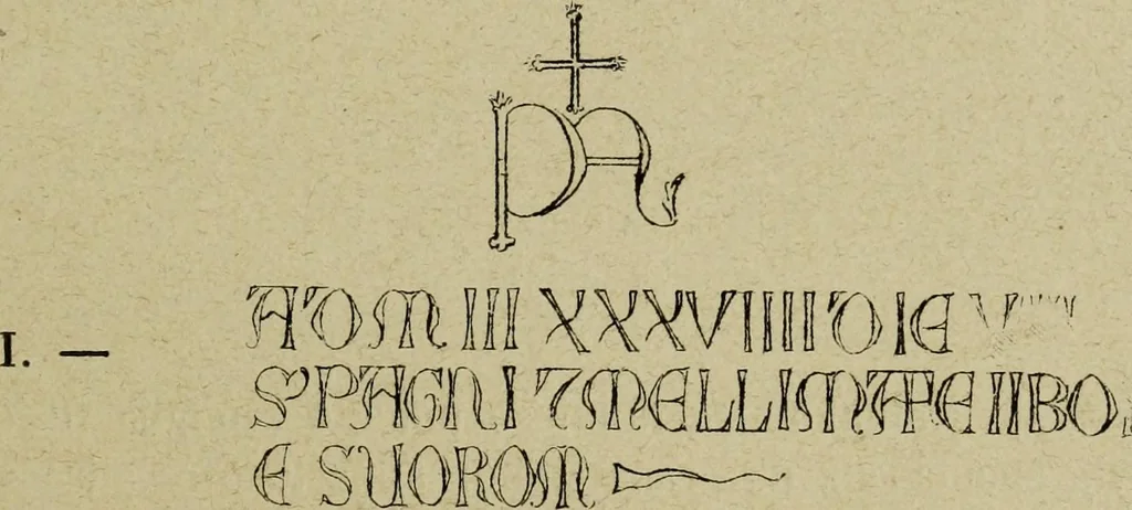 An illustration from La Cattedrale aretina e suoi monumenti, 1880, leaf 129