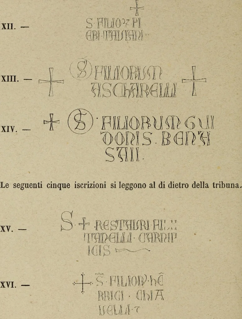 An illustration from La Cattedrale aretina e suoi monumenti, 1880, leaf 132