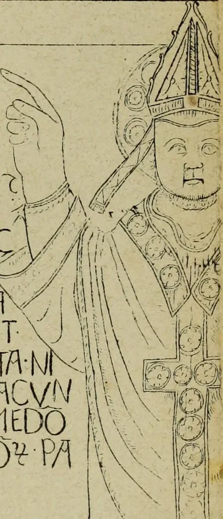 An illustration from La Cattedrale aretina e suoi monumenti, 1880, leaf 135