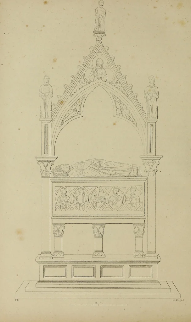 An illustration from La Cattedrale aretina e suoi monumenti, 1880, leaf 58