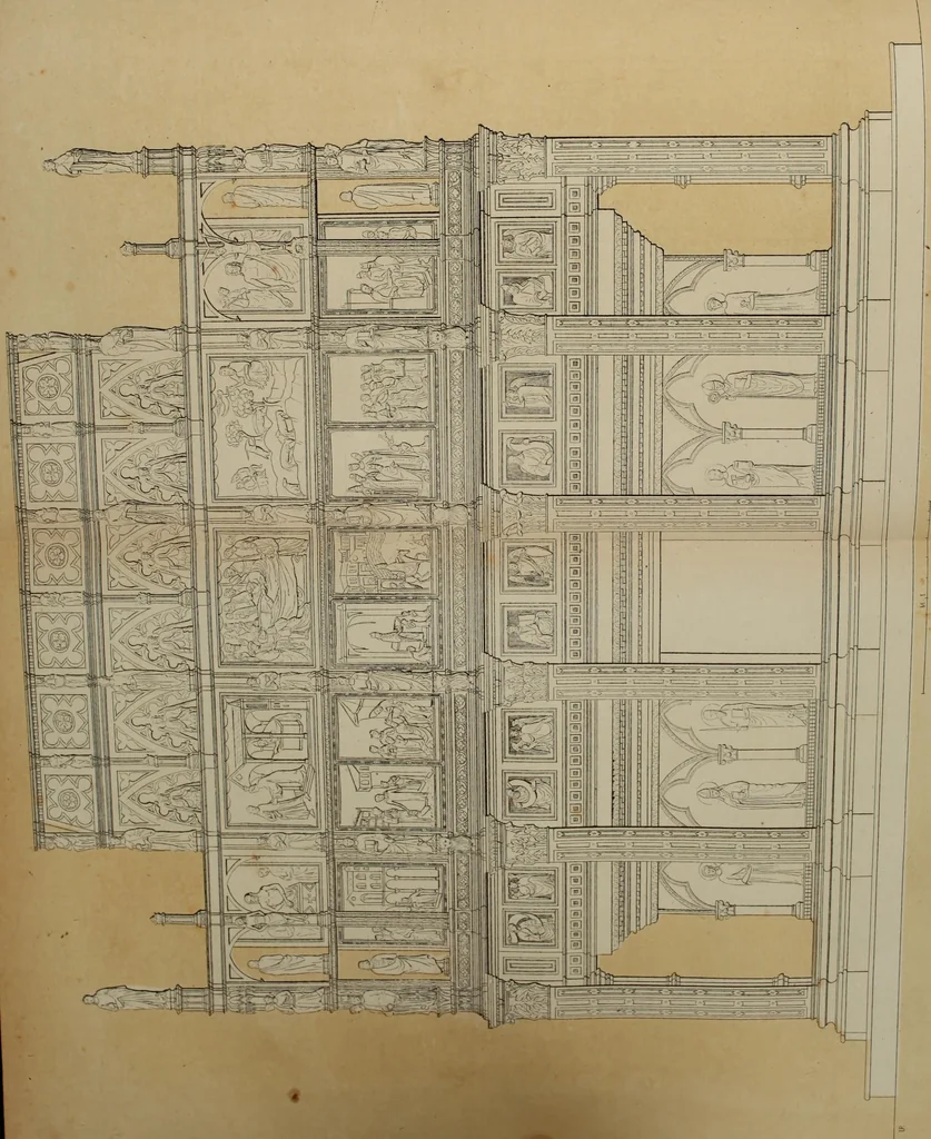 An illustration from La Cattedrale aretina e suoi monumenti, 1880, leaf 70