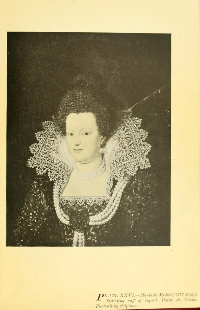 An illustration from The lace book, 1904, leaf 149