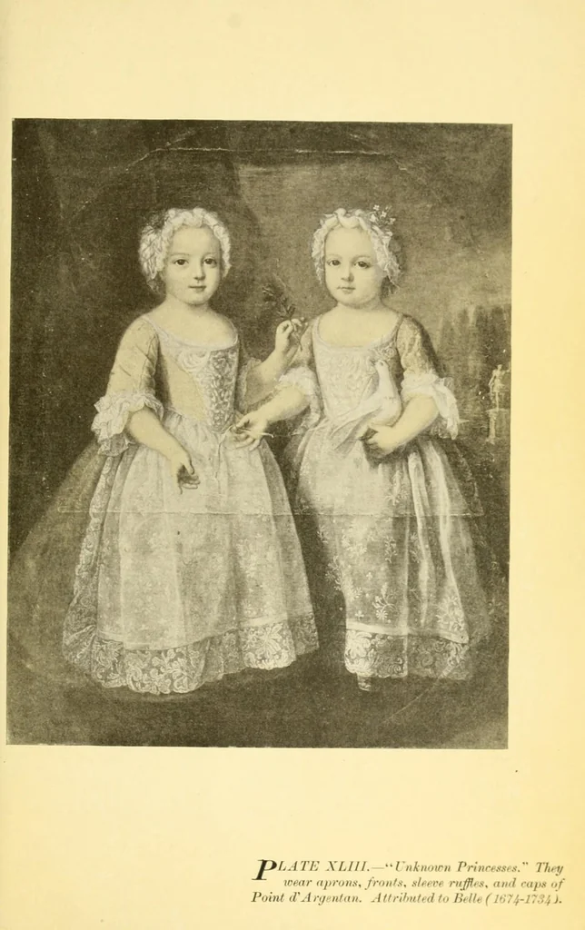 An illustration from The lace book, 1904, leaf 237