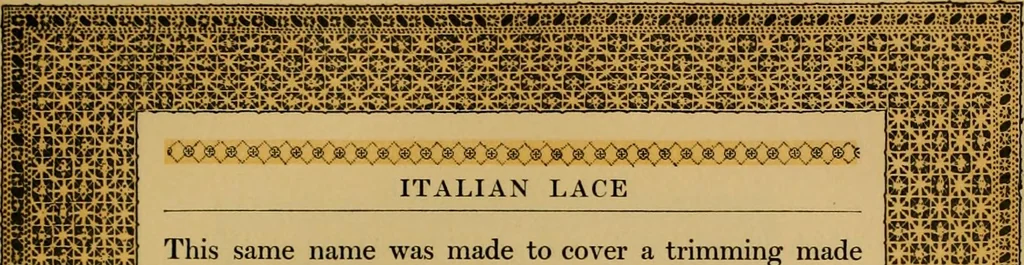 An illustration from The lace book, 1904, leaf 114