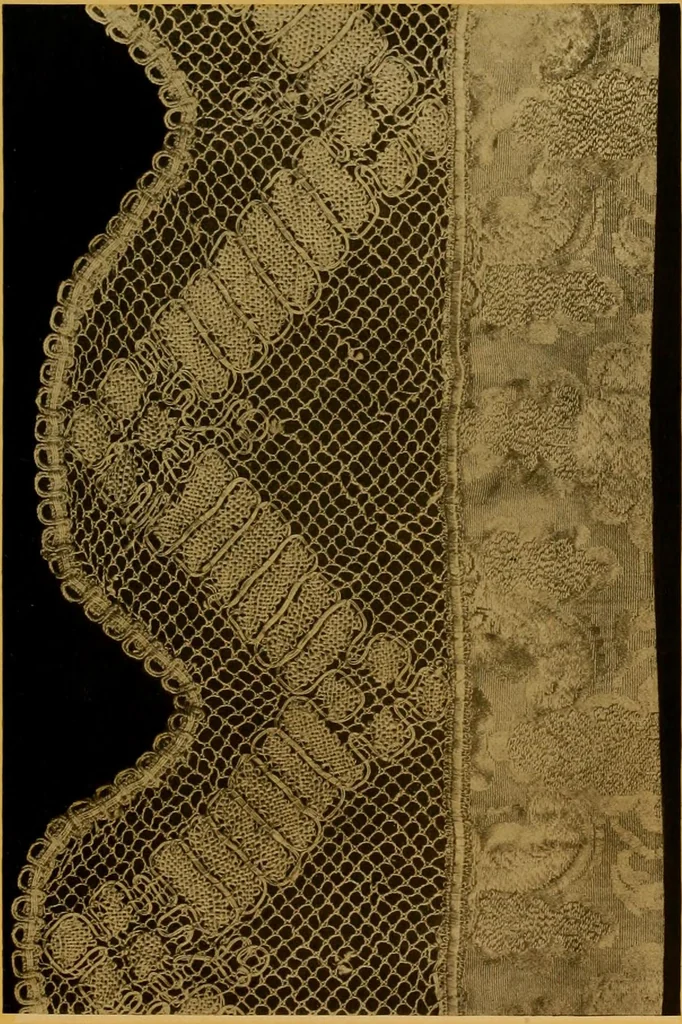 An illustration from The lace book, 1904, leaf 132